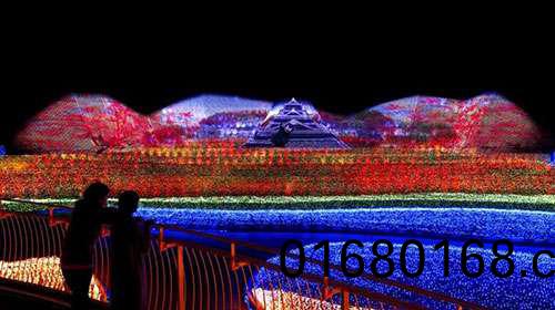 最壯觀的(de)鼕季燈光秀在日本呈現