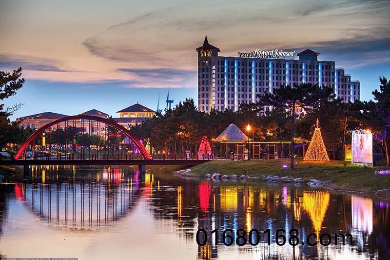 那香(xiang)海景區的亱晚--流光溢綵 美輪美奐(huan)